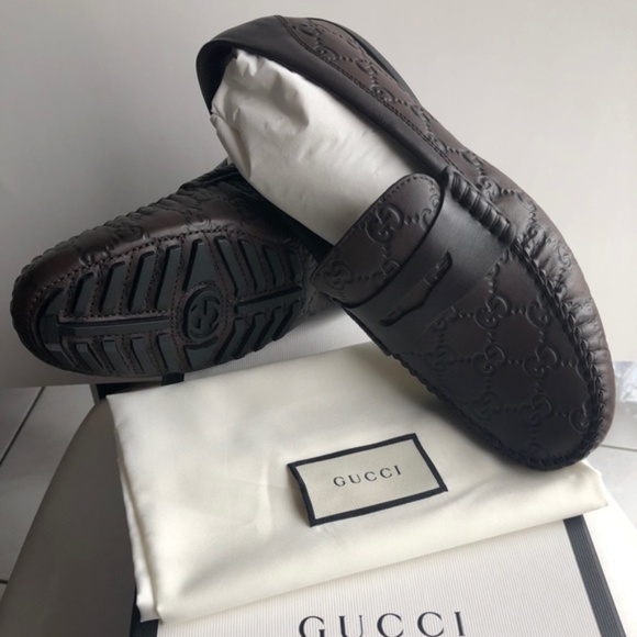 gucci signature driver shoes